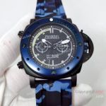 New 2023 Panerai PAM1239 Submersible Watch Blue Camo Rubber Strap